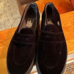 Vans Style 53 Velvet Loafer Black